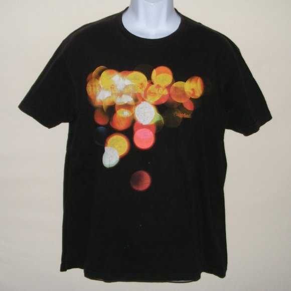 COACHELLA Festival Concert Tshirt, L, Black, Abstract Lights, Short sleeves